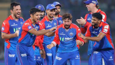Delhi Capitals Beat Rajasthan Royals by 20 Runs in IPL 2024; Sanju Samson’s Knock Goes in Vain As Rishabh Pant and Co Remain Alive in Playoffs Race