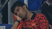 Pic of Disappointed SRH Fan Goes Viral After Sunrisers Hyderabad Lose Early Wickets Against Kolkata Knight Riders in IPL 2024 Final