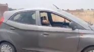 Heart Attack While Driving: Doctor Suffers Heart Attack While Driving Car in Uttar Pradesh's Prayagraj, Dies (Watch Video)
