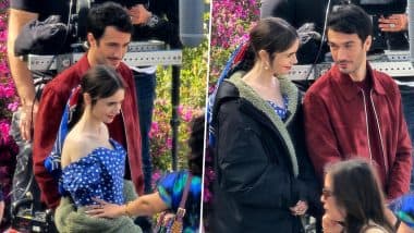 Emily in Paris Season 4: Has Lily Collins’ Emily Cooper Found New Love? Pics of Actress Filming Scenes With Eugenio Franceschini in Rome Go Viral