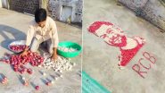 Fan Makes Virat Kohli’s Art by Using Onions and Garlics, Video Goes Viral
