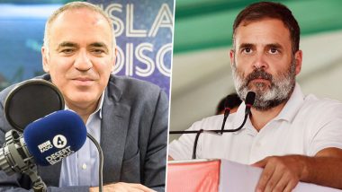 Russian Chess Great Garry Kasparov Reacts After His Post on Asking Congress’ Rahul Gandhi To Win Elections From Rae Bareli Goes Viral, Writes ‘Hope My Little Joke Is Not Seen As Expertise’