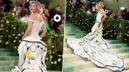 MET Gala 2024: Gigi Hadid Channels Old Hollywood Glamour, Brings Vintage Vibes to the Red Carpet in a Yellow Rose Thom Browne Gown! (View Pics)