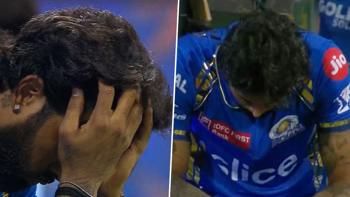 Hardik Pandya Hangs His Head Low As Mumbai Indians Lose to Kolkata Knight  Riders in IPL 2024, Pics Go Viral | 🏏 LatestLY