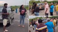 Hyderabad: 'Drunk' Woman Creates Ruckus, Engages in Heated Argument With Locals After Being Confronted Over Smoking and Drinking Alcohol in Public; Videos Surface