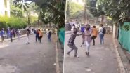 ‘Koyta Gang’ Unleashes Terror in Pune Again, Video Shows Group Wielding Machetes Attacking Students in Lohegaon's DY Patil Engineering Collage