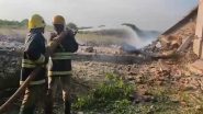 Sivakasi Fire: Blaze Erupts After Explosion in Firecracker Manufacturing Facility (Watch Video)