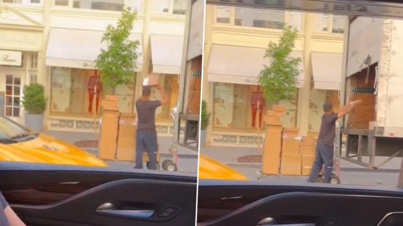 FedEX Driver Fired After UFC President Dana White Films Him Throwing Packages in Truck in New York City (Watch Video)