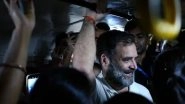 Rahul Gandhi Travels in Telangana State Transport Bus With CM Revanth Reddy, Explains Various Schemes Included in Party&rsquo;s Manifesto For Lok Sabha Elections 2024 to Passengers (Watch Video)