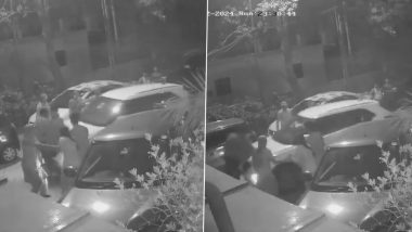 Gurugram Shocker: Parking Dispute Turns Deadly As Man Dies After Being Run Over by Neighbour in Sector 49, Disturbing Video Surfaces