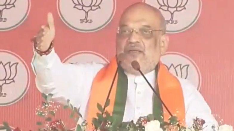 ‘Sunte Nahi Ho’: Amit Shah Gets Angry at Camerapersons During His Rally in Bihar’s Sitamarhi; Video Surfaces