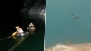 Reels Craze Turns Fatal: Jharkhand Youth Jumps Into Quarry Lake From Height of About 100-Feet to Make Instagram Reel, Dies (Watch Video)