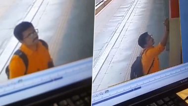 Arvind Kejriwal Death Threat Graffiti: Accused Ankit Goyal Who Wrote Threatening Graffiti Against Delhi CM at Metro Station Arrested (Watch Video)