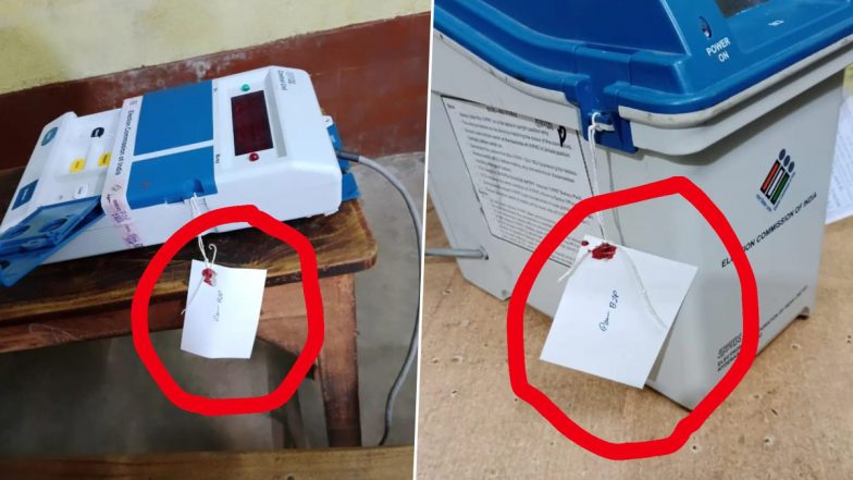 ‘EVMs Found With BJP Tags in Bankura’: TMC Claims BJP Rigging Votes by Tampering With Electronic Voting Machines, EC Responds