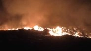 Aligarh Fire: Blaze Erupts in a Garbage Dump on Mathura Road, Fire Tenders Rushed to Spot (Watch Video)