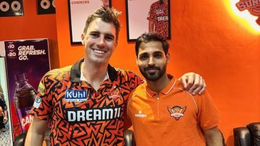 Pat Cummins Lauds Bhuvneshwar Kumar's Three Fer During SRH vs RR IPL 2024 Match, Shares Appreciation Post on Instagram (See Pics)