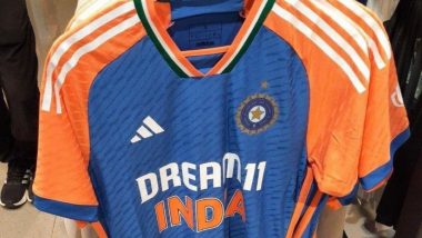 Team India New Jersey for ICC T20 World Cup 2024 Leaked? Pics of Kit Likely To Be Worn by Rohit Sharma and Co at Men’s Twenty20 Cricket WC Go Viral, Fans React