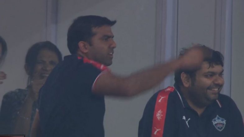 Delhi Capitals Co-Owner Parth Jindal Makes Animated ‘Out Hai’ Gesture While Sanju Samson Argued With Umpires Regarding His Dismissal During DC vs RR IPL 2024