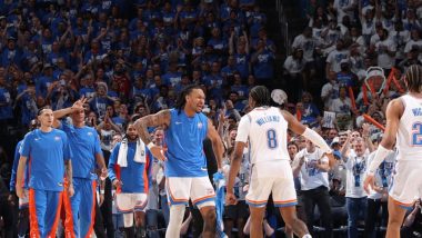 NBA Playoffs 2024 Free Live Streaming Online in India: Watch Oklahoma City Thunder vs Dallas Mavericks Western Conference Semifinal Game 5 Live Telecast With Timing in IST