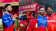 Virat Kohli Engages in Warm and Loving Interaction With Arshdeep Singh and Harpreet Brar’s Family Members After PBKS vs RCB IPL 2024 Match (Watch Video)
