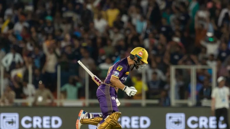 IPL 2024: When Rinku Singh's Five Sixes in Last Over Helped Kolkata Knight Riders Beat Gujarat Titans Last Time These Two Teams Met in Ahmedabad (Watch Video)