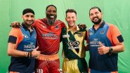 Brett Lee Reunites with Harbhajan Singh, Yuvraj Singh and Chris Gayle Ahead of World Championship of Legends 2024 (See Pic)