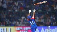 Rishabh Pant's Bat Slips Out Of His Hand While Playing a Shot During DC vs LSG IPL 2024 Match (See Pic)