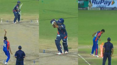 Jake Fraser-McGurk Executes a Rocket Direct Hit To Run Out Ravi Bishnoi During DC vs LSG IPL 2024 Match (Watch Video)