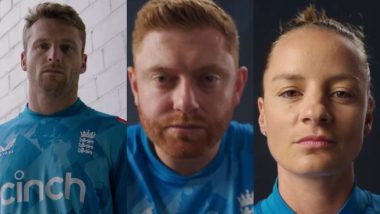 England Cricket Team New ODI Kit for 2024–25 Season Unveiled; Watch Jos Buttler, Jonny Bairstow, Nat Sciver-Brunt in New Three-Lions Jersey