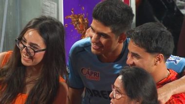 Shubman Gill Shares Frame With Abhishek Sharma and His Family Following Rain-Abandoned SRH vs GT IPL 2024 Match, Video and Pictures Go Viral