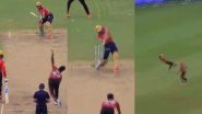 Sanvir Singh Takes a Stunning Catch While Running Backwards To Dismiss Ashutosh Sharma During SRH vs PBKS IPL 2024 Match (Watch Video)
