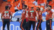 SRH’s Record in IPL Playoffs: A Look at SunRisers Hyderabad’s Performance in Knockouts As They Secure Top-Four Berth in IPL 2024