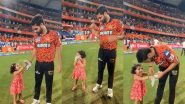 Bhuvneshwar Kumar Plays and Shares Cute Moments With His Daughter After SRH vs PBKS IPL 2024 Match (Watch Video)