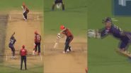 Rahmanullah Gurbaz Takes Sensational Catch to Dismiss 'Impact Player' Abdul Samad During KKR vs SRH IPL 2024 Final (Watch Video)
