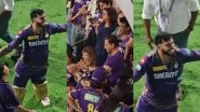 Venkatesh Iyer Performs Shah Rukh Khan&rsquo;s Signature Pose in Front of KKR Co-Owner After Helping Kolkata Knight Riders Win IPL 2024 Final Against SRH (Watch Video)