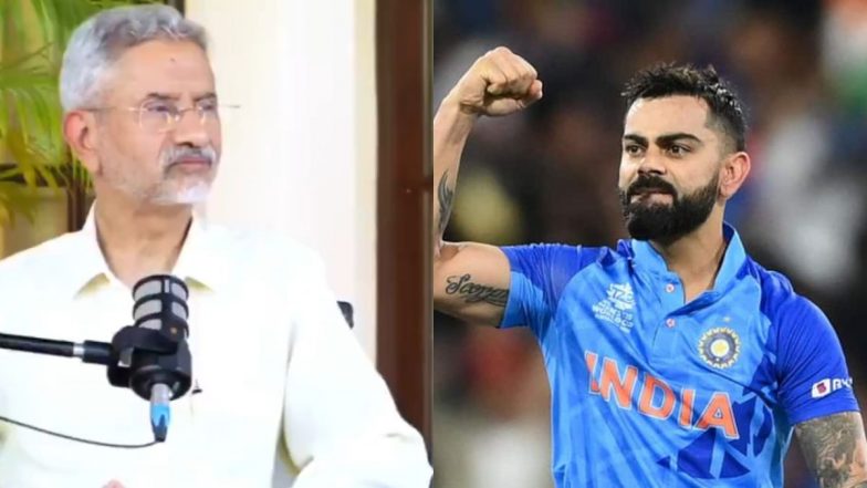 External Affairs Minister S Jaishankar Picks Virat Kohli As His Favourite Cricketer Over Sunil Gavaskar and Sachin Tendulkar, Video Goes Viral