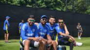 Yuzvendra Chahal Poses With Sanju Samson, Rinku Singh and Avesh Khan During Practice Session in New York (See Post)