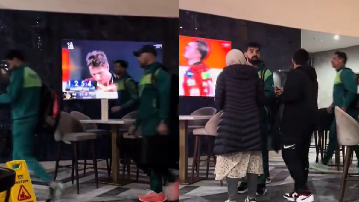 Viral Video Shows Pakistan Players Walking Past TV Telecasting KKR vs SRH  IPL 2024 Final | 🏏 LatestLY