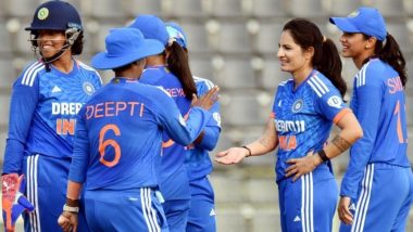 How To Watch IND-W vs BAN-W 4th T20I Live Streaming Online? Get Live Telecast Details of India Women vs Bangladesh Women’s Cricket Match on TV With Time in IST