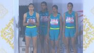India’s 4x400m Women’s Relay Team Wins Silver Medal at Asian Relay Championships 2024, Clocks 3:33.55 Seconds To Achieve Feat