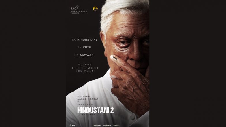 ‘Ek Hindustani, Ek Vote, Ek Aawaaz!’ Kamal Haasan’s Senapathy Flaunts Inked Finger, Urging Citizens To ‘Vote Responsibly’ in New Poster From Indian 2