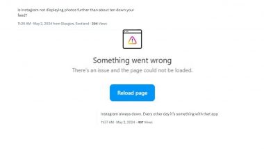 Instagram Down Today? X Users Share Tweets Reporting of a Technical Problem on Instagram