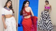 Mr & Mrs Mahi: Janhvi Kapoor Hit It out of the Park With Striking Cricket-Inspired Outfits for the Film&rsquo;s Promotions, Here&rsquo;s a Roundup of All Her Looks (View Pics)