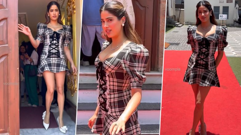 Janhvi Kapoor Again Wears 'Shiku' Necklace, Proudly Flaunts Her Love For Beau Shikhar Pahariya (View Pics and Video)