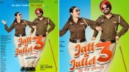 Jatt & Juliet 3 Release Date: Diljit Dosanjh and Neeru Bajwa&rsquo;s Punjabi Film To Arrive in Theatres on June 28 (View Posters)