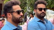 Lok Sabha Elections 2024: Jr NTR Arrives To Cast His Vote at a Polling Booth in Hyderabad&rsquo;s Jubilee Hills (Watch Video)