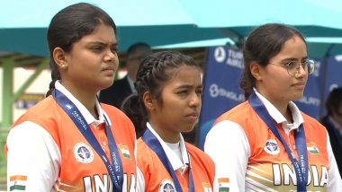 India Women’s Compound Team Wins Gold Medal at Archery World Cup Stage 2; Mixed Team Settles for Silver