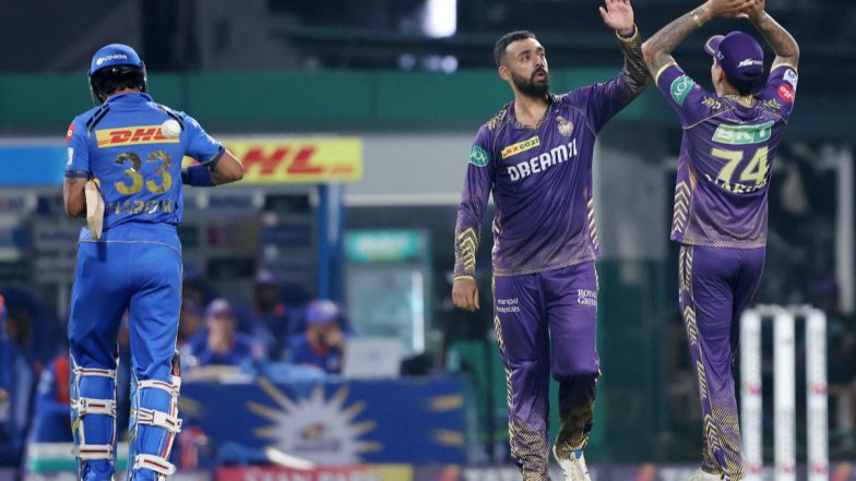 Kolkata Knight Riders Becomes First Team to Qualify for IPL 2024 Playoffs Venkatesh Iyer, Varun Chakaravarthy Shine As KKR Secure Clinical 18-Run Victory over MI