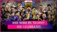 KKR IPL Win: Shah Rukh Khan Lifts Trophy With Wife Gauri Khan, Shares Warm Hug With Kids- Suhana, AbRam & Aryan