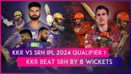 KKR vs SRH IPL 2024 Qualifier 1 Stat Highlights: Mitchell Starc Shines As KKR Beat SRH, Qualify For Final